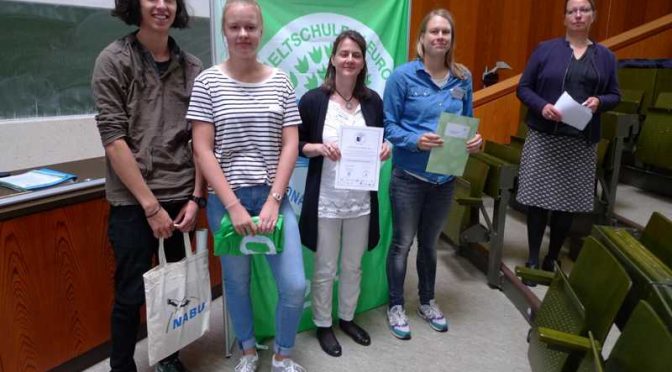 Auszeichnung Umweltschule in Europa